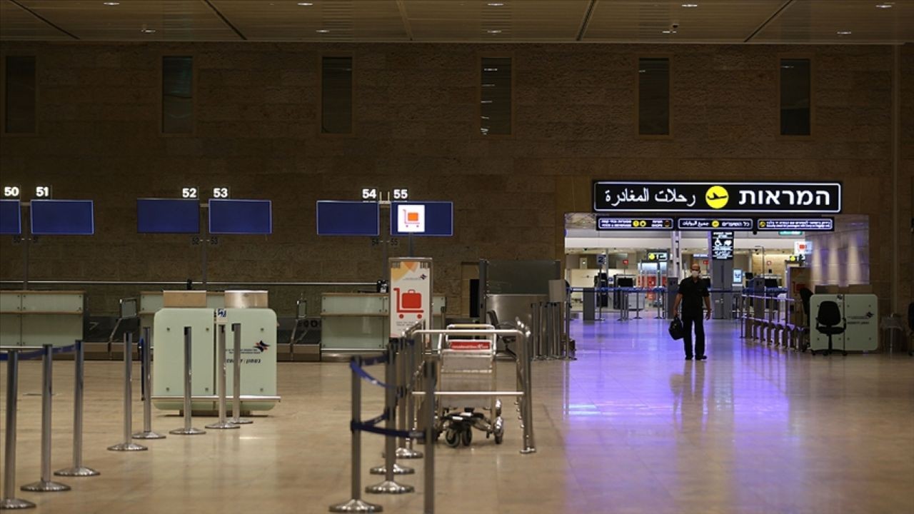 İsrail’deki Ben Gurion Havalimanı uçuşlara kapatıldı
