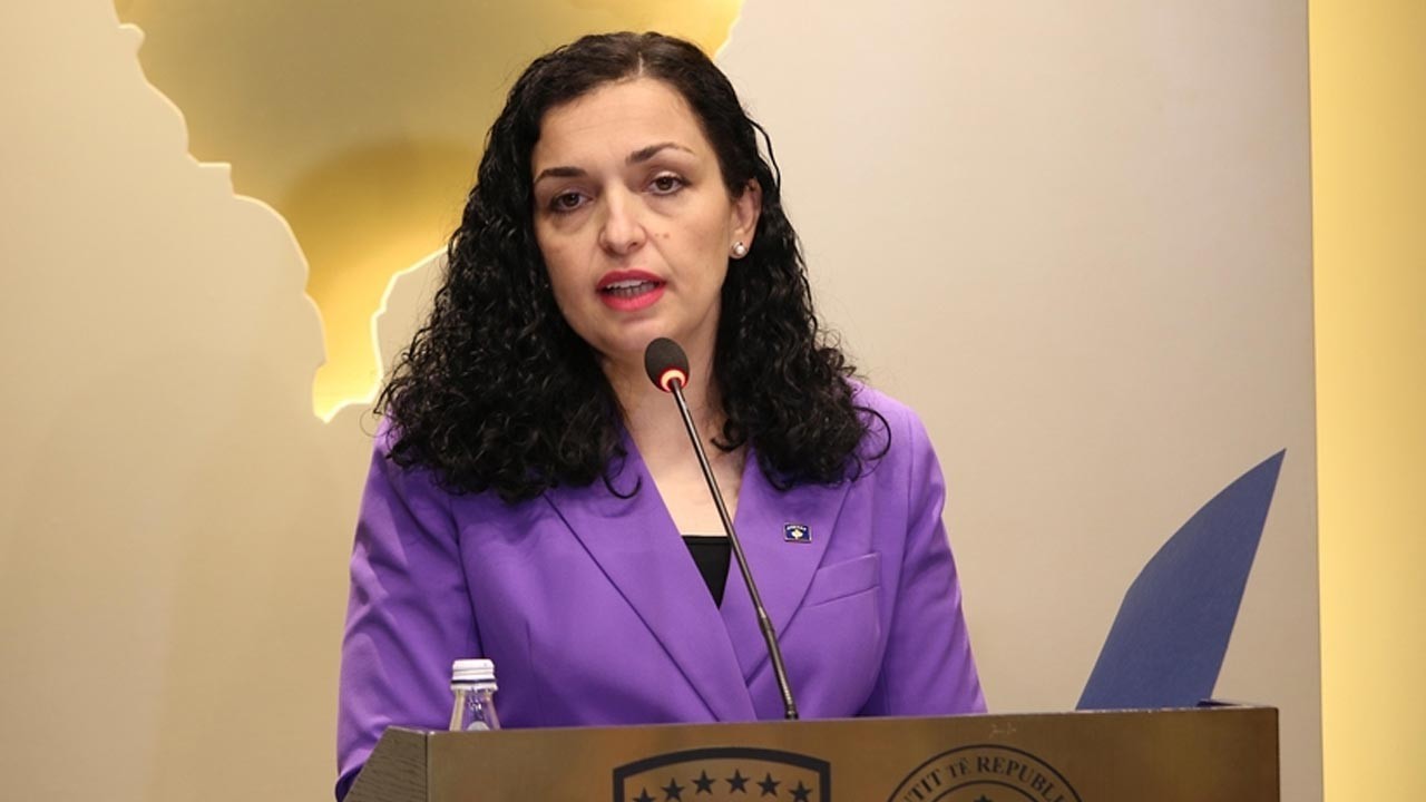 Kosova Cumhurbaşkanı Osmani, Cumhurbaşkanı Erdoğan’ı “sadık dost” olarak nitelendirdi